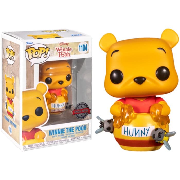 Funko Pop Winnie the Pooh in Honey Pot Special Edition Vinyl Figure N° 1104