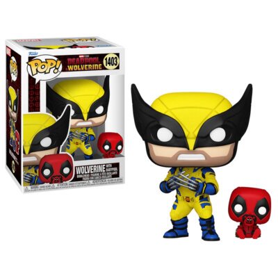 Funko Pop Wolverine with Babypool Deadpool 3 N° 1403