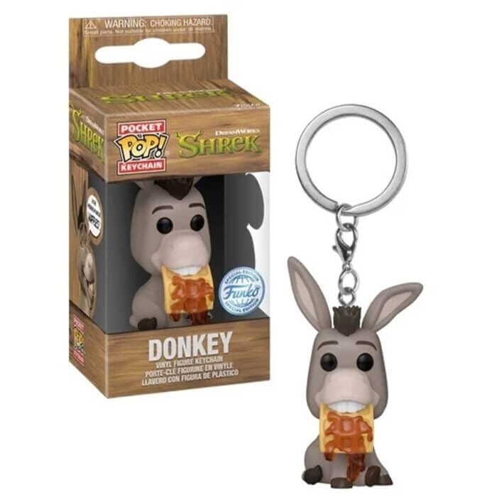 Funko Portachiavi Donkey Shrek 30th Anniversary – Pocket Pop Keychain