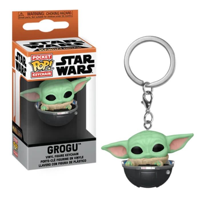 Funko Portachiavi Grogu The Mandalorian – Pocket Pop Keychain
