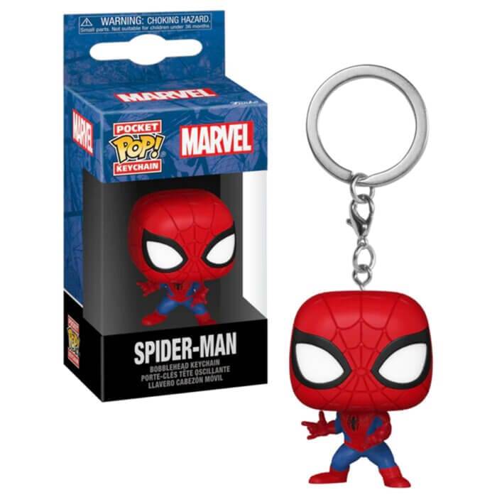 Funko Portachiavi Spider-Man Marvel New Classics – Pocket Pop Keychain
