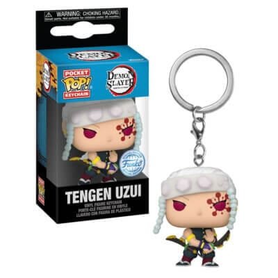 Funko Portachiavi Tengen Uzui Demon Slayer – Pocket Pop Keychain 4 cm