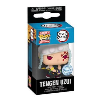Funko Portachiavi Tengen Uzui Demon Slayer – Pocket Pop Keychain 4 cm