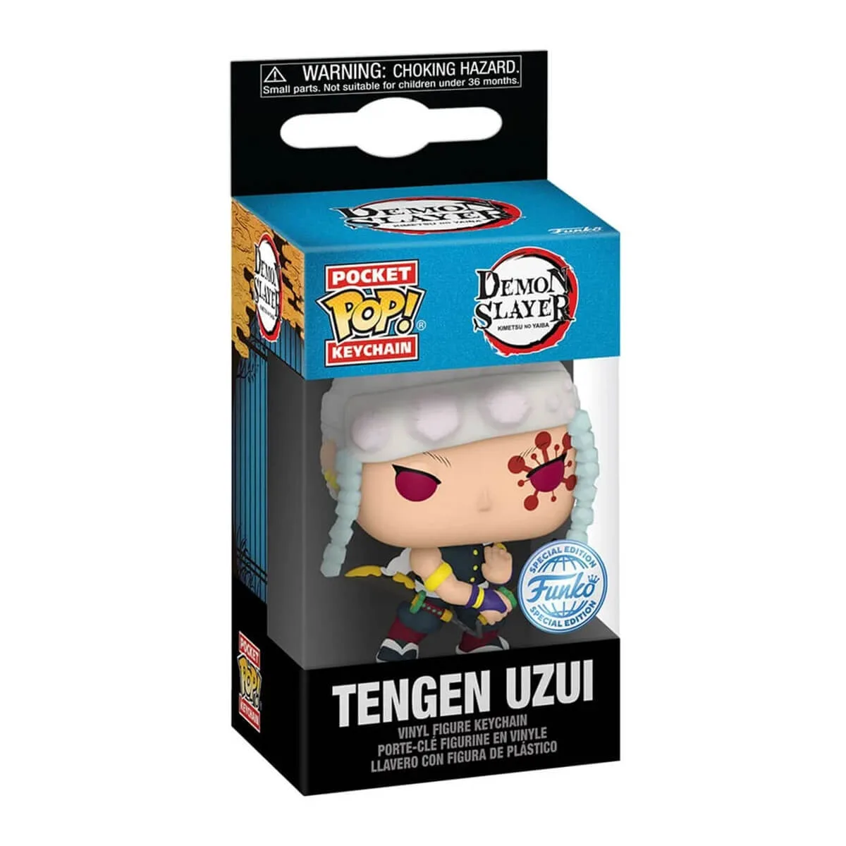 Funko Portachiavi Tengen Uzui Demon Slayer – Pocket Pop Keychain 4 cm