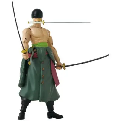 Roronoa Zoro Three Sword Style Anime Heroes Figure 17cm Bandai