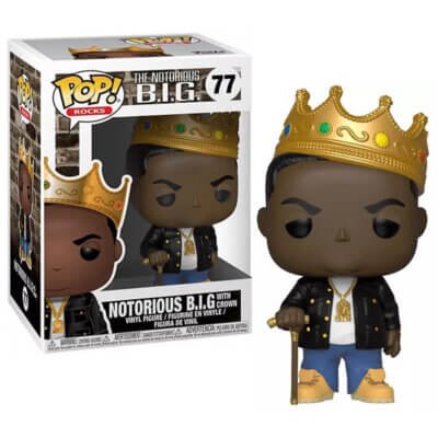 Funko Pop Notorious BIG With Crown N° 77