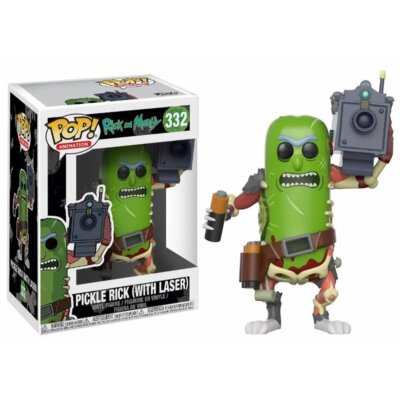 Funko Pop Pickle Rick with Laser Rick and Morty N° 332