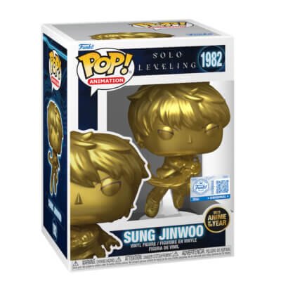 Funko Pop Sung Jinwoo Solo Leveling Oro N° 1982 – Preordine