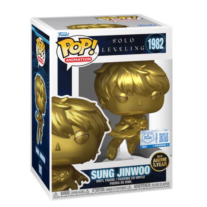 Funko Pop Sung Jinwoo Solo Leveling Oro N° 1982 – Preordine