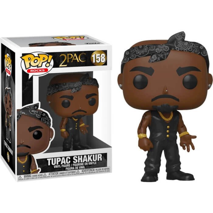 Funko Pop Tupac Shakur Vest Bandana N° 158