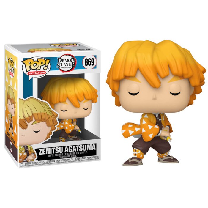 Funko Pop Zenitsu Agatsuma Demon Slayer N° 869