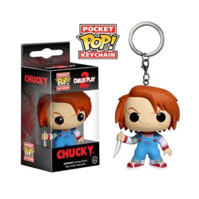 Funko Pocket Pop Chucky Child's Play Horror Keychain Portachiavi