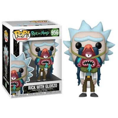 Funko Pop Rick with Glorzo Rick and Morty POP Animation N° 956