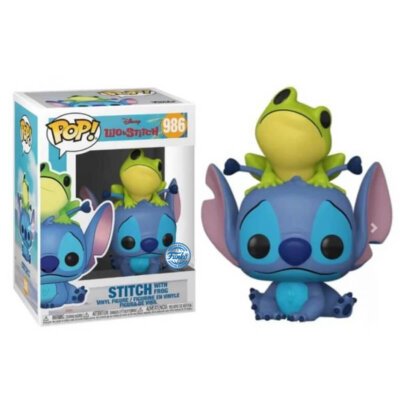 Funko Pop Stitch with Frog Disney