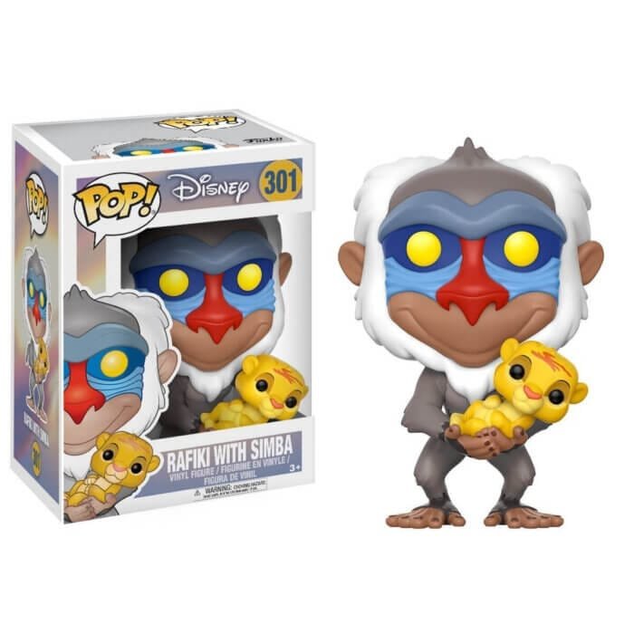 Funko Pop Rafiki with Simba