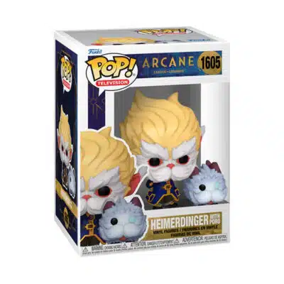 Funko Pop Heimerdinger with Poro Arcane League of Legends N° 1605