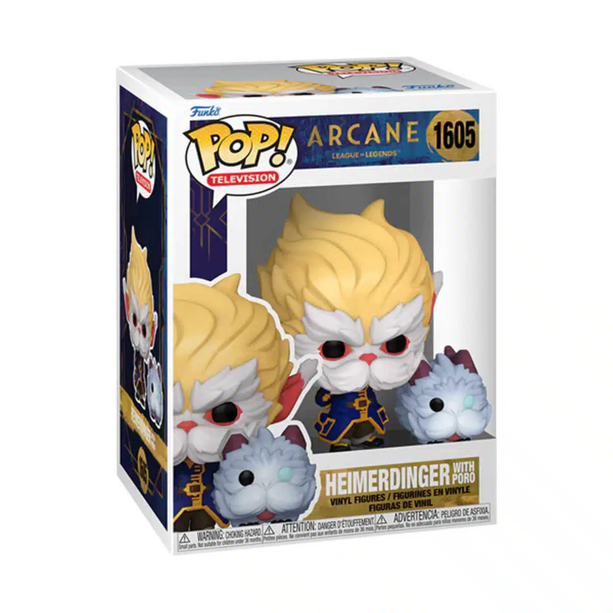 Funko Pop Heimerdinger with Poro Arcane League of Legends N° 1605
