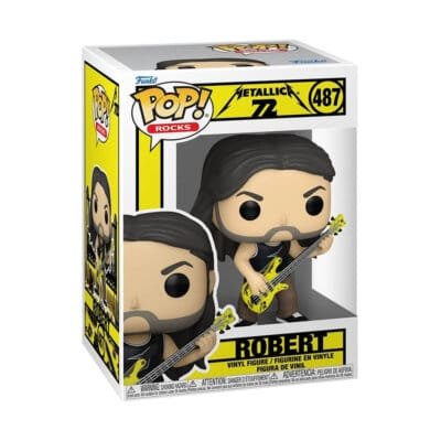 Funko Pop Robert Trujillo Metallica 72 Seasons N° 487 figura in vinile