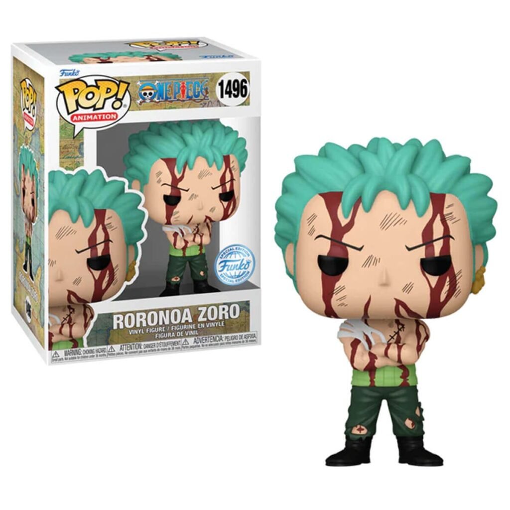 funko pop roronoa zoro one piece nothing happened 1496