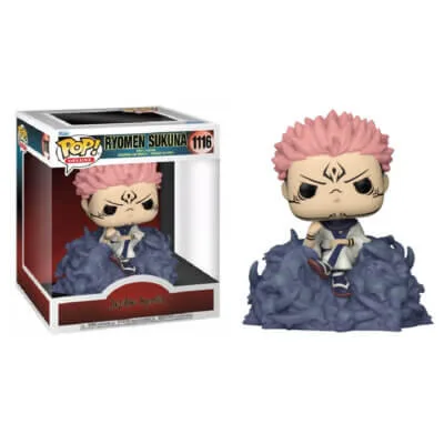 Figure in vinile di Ryomen Sukuna sul trono di teschi dall'anime Jujutsu Kaisen