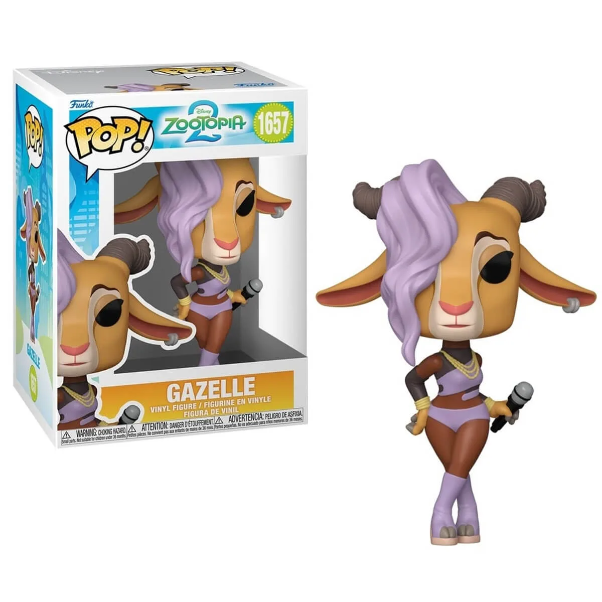 Funko Pop Gazelle Zootopia 2 N° 1657