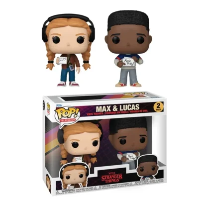 Funko Pop Max e Lucas 2 Pack Stranger Things