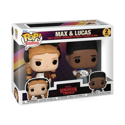 Funko Pop Max e Lucas 2 Pack Stranger Things