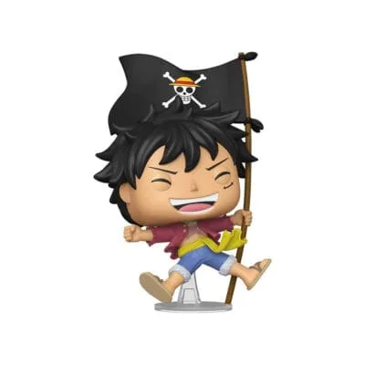 funko pop monkey d luffy with flag one piece 2214.2