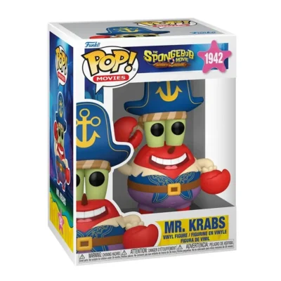 funko pop mr krabs pirate the spongebob movie 2