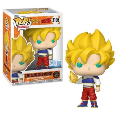 Figure in vinile Funko Pop Goku Yardrat 2106 Chase Glow in the Dark originale Dragon Ball Z