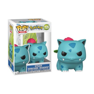 Figura in vinile del Pokémon di tipo Erba e Veleno Ivysaur con scatola originale