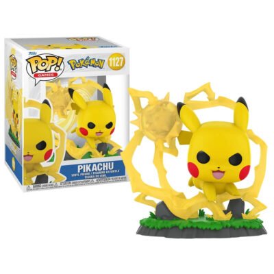 Figura in vinile edizione premium del Pokémon di tipo Elettro Pikachu con scatola originale
