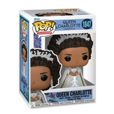 Funko Pop Queen Charlotte N° 1847 Figure in vinile Funko Pop Queen Charlotte 1847 originale serie Netflix