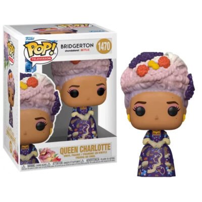 Figure in vinile Funko Pop Queen Charlotte 1470 originale Netflix Bridgerton
