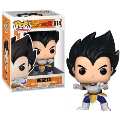 Figura in vinile del Principe dei Saiyan Vegeta da Dragon Ball Z con scatola originale