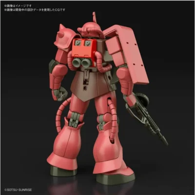 GUNDAM HGUC 1/144 MS-06S Zaku II Char 40th Model Kit Modello da assemblare Gunpla HGUC in scala 1/144 del MS-06S Zaku II di Char Aznable con scatola originale
