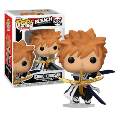 Figura Funko Pop di Ichigo Kurosaki serie Bleach Thousand-Year Blood War numero 2392
