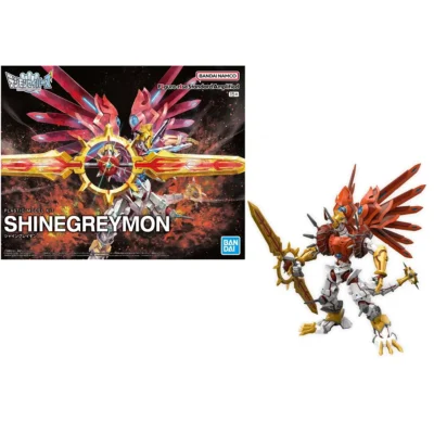 Modello da assemblare Figure-rise Standard Amplified di Shinegreymon dalla serie Digimon con scatola intatta