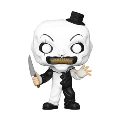Figura in vinile Funko Pop di Art the Clown dal film horror Terrifier numero 1590 con scatola intatta