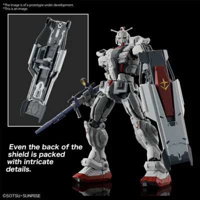 Modello da assemblare Gunpla HG in scala 1/144 del Gundam EX dalla serie Requiem for Vengeance con box art intatta
