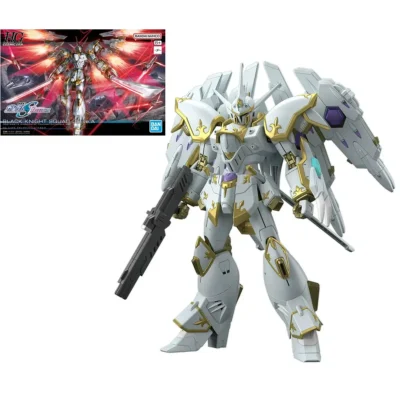 Modello da assemblare Gunpla HG in scala 1/144 del NOG-M2D1/E Black Knight Squad Cal-re.A da Gundam SEED Freedom con scatola intatta