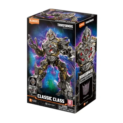 Model kit Blokees di Megatron dal film Transformers 2007 in scatola da collezione