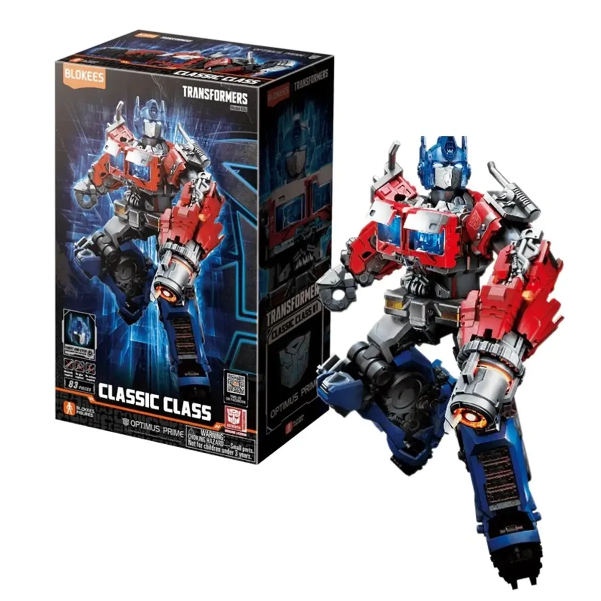 Blokees Classic Class Optimus Prime G1 Transformers Model kit Blokees di Optimus Prime fazione Autobot in scatola originale