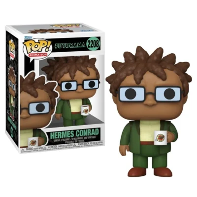 Funko Pop Hermes Conrad with Mug Futurama con scatola