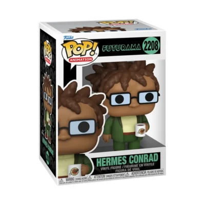 Funko Pop Hermes Conrad with Mug Futurama N° 2208