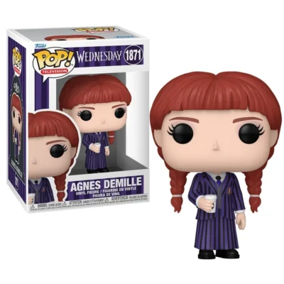 Funko Pop Agnes Demille Wednesday con scatola