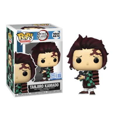 Funko Pop Tanjiro w/Crow Demon Slayer con scatola