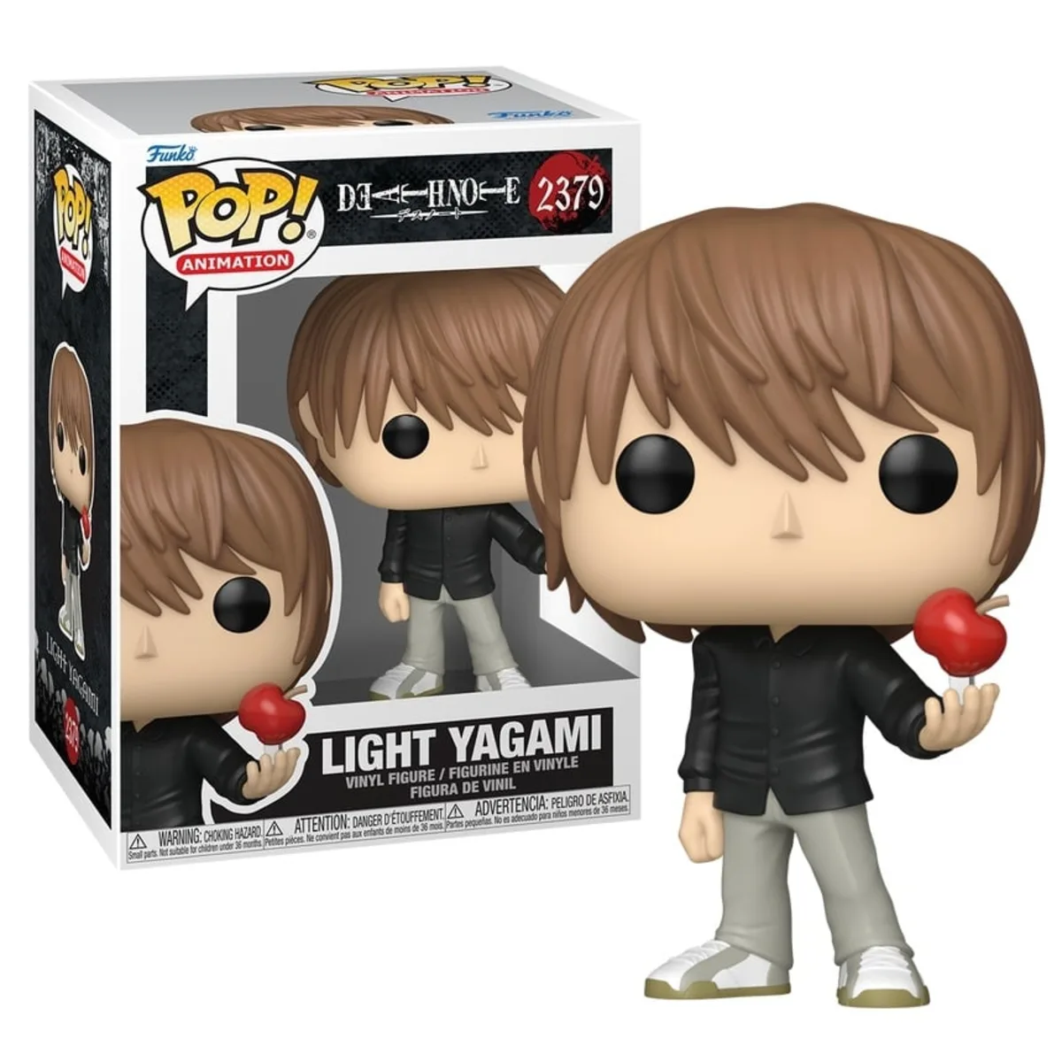 Funko Pop Light Yagami Death Note N° 2379 Funko Pop Light Yagami Death Note con scatola