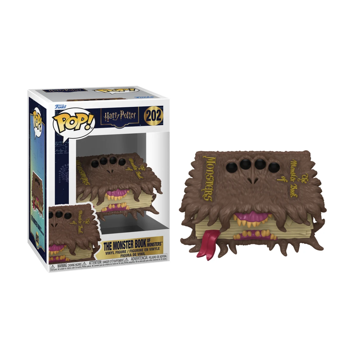 Funko Pop Monster Book Harry Potter N° 202 Funko Pop Monster Book Harry Potter, in confezione originale