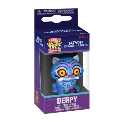 Funko Pocket Pop Derpy K-Pop Demon Hunters, portachiavi formato mini